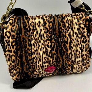 Betsey Johnson Pucker Up Crossbody Bag